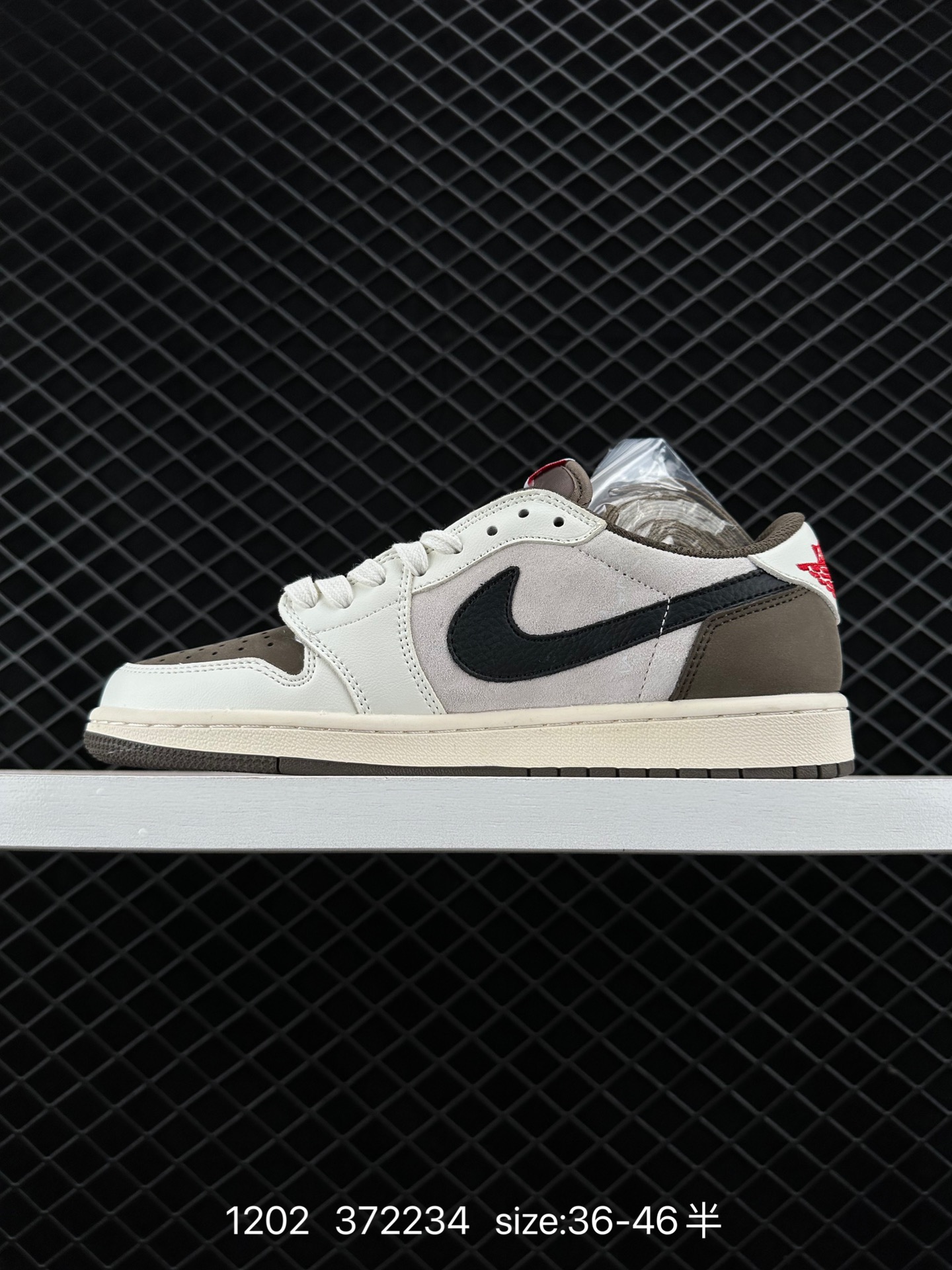 Louis Vuitton x Travis Scott x Nike Air Jordan 1 Low OG SP”Damier Azur/Brown/LV Monogram“